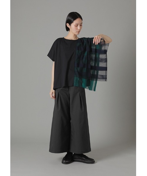 ZUCCa tシャツ (S)チュールチェック / S レディース : ZOZOTOWN