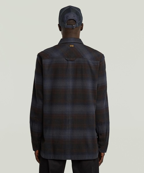 G-STAR RAW シャツ 「Safari Online掲載」GPO OVERSHIRT/オンブレ