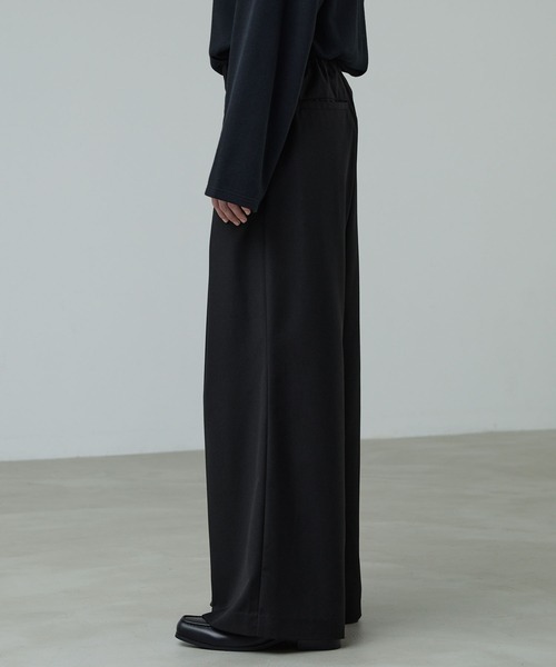 CALLNE ワイドパンツ スラックス Box Tuck Relaxed Wide Pants