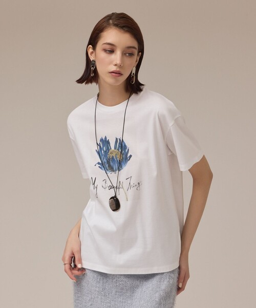 tシャツ カットフォトTシャツ レディース