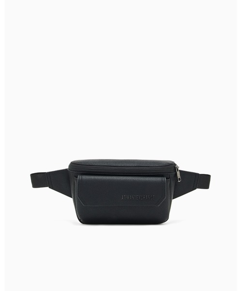 Armani Exchange ブラックボディバッグ ARMANI EXCHANGE ウエストポーチ 「A|X アルマーニ
