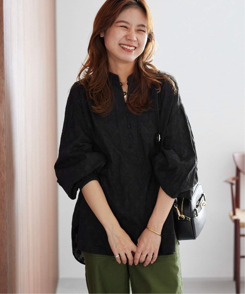 「JOURNAL STANDARD relume」 長袖ブラウス FREE ブラック レディース