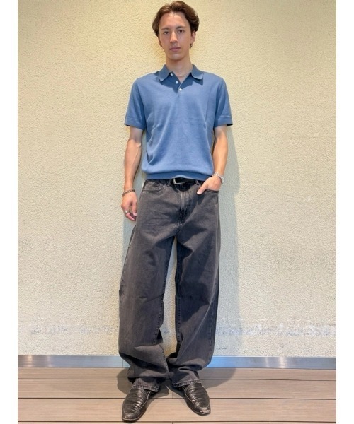 90s GAP ニットポロ コットン100% 英国製 グレー L GAP（ギャップ） セーター ニット ポロセーター メンズ : ZOZOTOWN