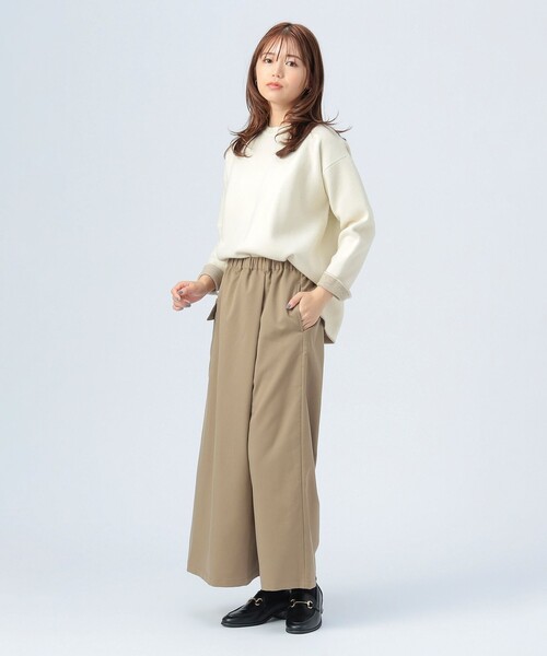 ニット セーター 配色 リバーニット プルオーバー レディース BEAMS HEART ニット セーター 配色 リバーニット プルオーバー