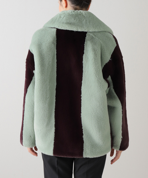 「jakke」 コート MEDIUM ボルドー レディース_画像2