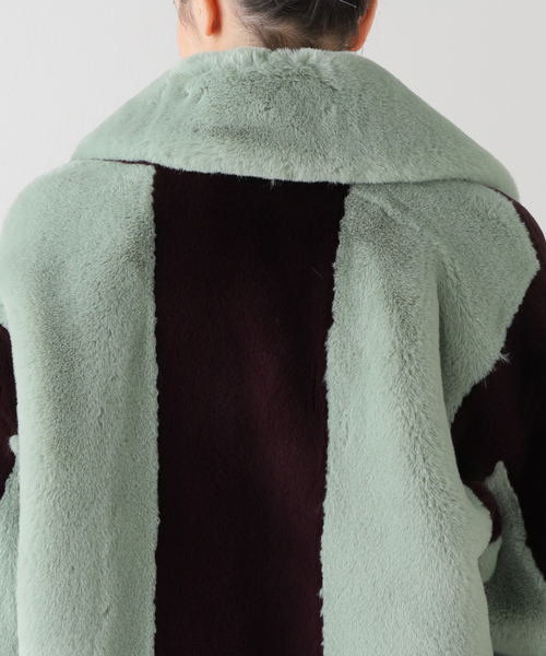 「jakke」 コート MEDIUM ボルドー レディース_画像4