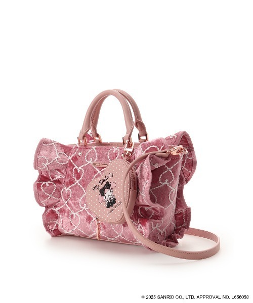 マイメロディ フリルリボンハンドバッグ♡ sanrio（サンリオ） ハンドバッグ 「マイメロディコレクション」フリル