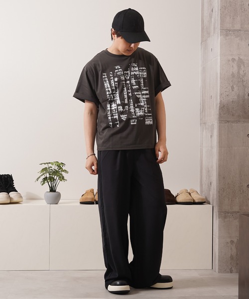 Laufer スラックス 「Laufer」ワイド バギースラックス / Wide baggy