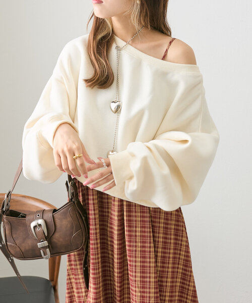 w closet（ダブルクローゼット） スウェットカットソー FREE