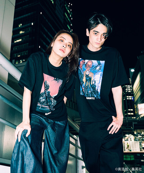 【即完売】417 EDIFICE GANTZ Tシャツ　西丈一郎　新品未使用　L 417 EDIFICE GANTZ / ガンツ 417別注 COLOR WORKS Tシャツ フォー