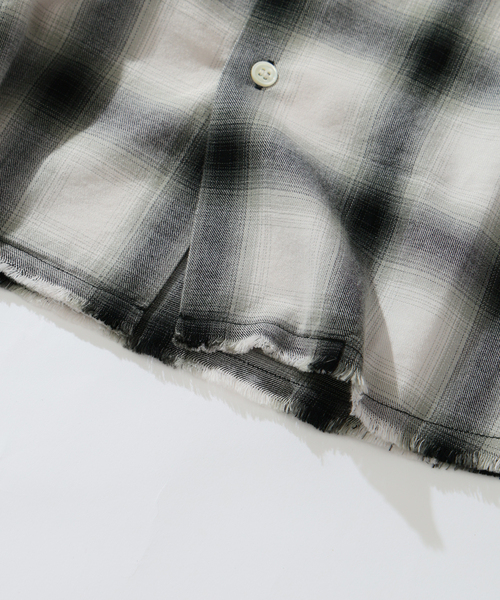 JOURNAL STANDARD relume シャツ レーヨン アンカット フリンジ