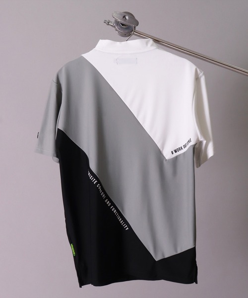 「LUXE/R GOLF」 半袖Tシャツ MEDIUM グレー メンズ