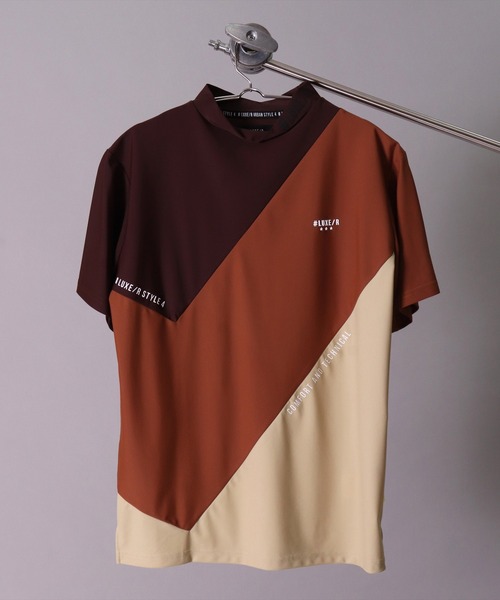 「LUXE/R GOLF」 半袖Tシャツ MEDIUM グレー メンズ