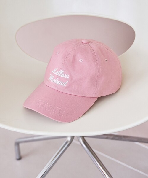 キャップ 帽子 90s Tea On The Trip 企業 ピンク 極美品 47 キャップ Island red フリーサイズ