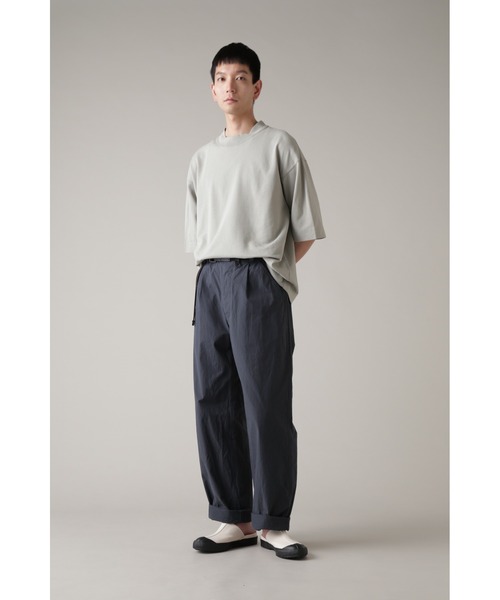 MHL  パンツ チノパン MHL. コットンリネン サイドベルト チノパン パンツ トラウザー