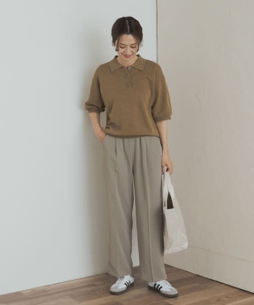 URBAN RESEARCH DOORS ニットポロシャツ Mサイズ URBAN RESEARCH DOORS ポロシャツ ポロ ニットポロシャツ