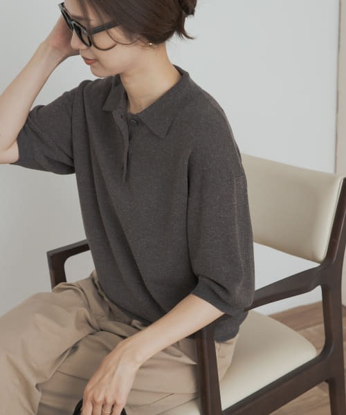 URBAN RESEARCH DOORS ポロシャツ ポロ ニットポロシャツ