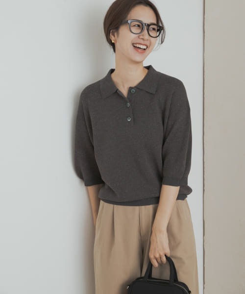 URBAN RESEARCH DOORS ポロシャツ ポロ ニットポロシャツ