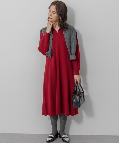 組曲（KUMIKYOKU） ニット セーター コットンカシミヤMIX ケーブル