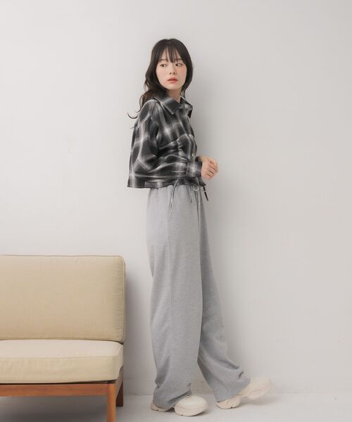 Emsexcite（エムズエキサイト） ブラウス シャツ フロントドロスト