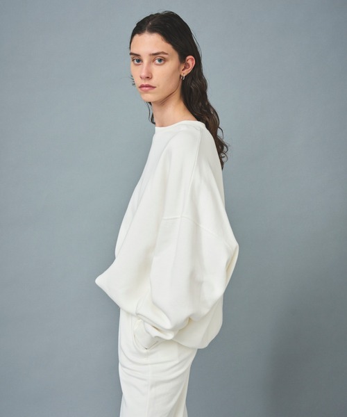 「N.O.R.C」 スウェットカットソー M サーモンピンク レディース_画像4