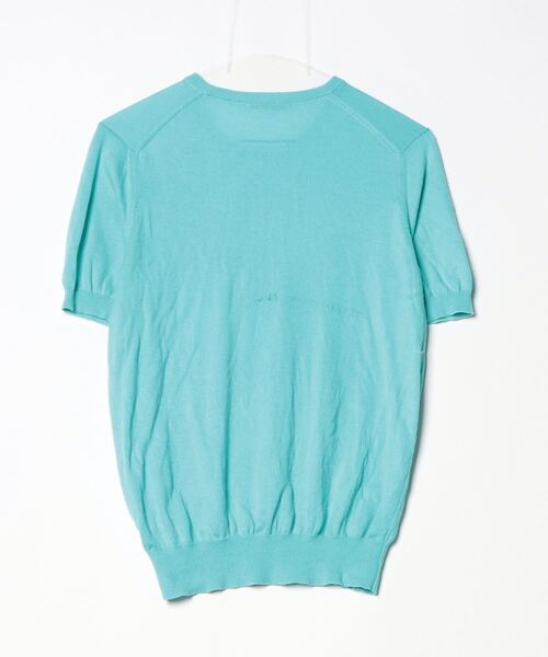 SLOANE 半袖ニット　リブニット SLOANE（スローン） 半袖ニット 3 ブルー レディース : ZOZOTOWN Yahoo
