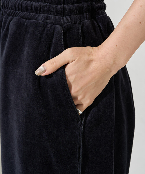 パンツ 限定展開　カット ベロア ライン ワイド パンツ レディース | FREAK'S STORE | 11