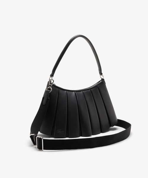 LACOSTE（ラコステ） ハンドバッグ LENGLEN レザープリーツショルダー