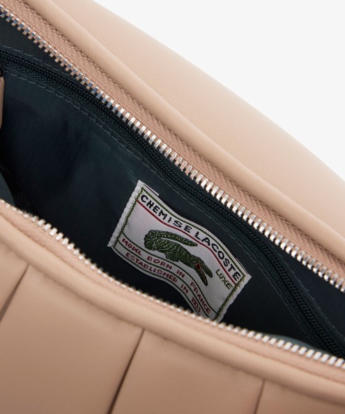 LACOSTE（ラコステ） ハンドバッグ LENGLEN レザープリーツショルダー