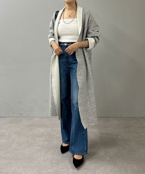 SHENERY（シーナリー） ニットカーディガン FREE ホワイト レディース