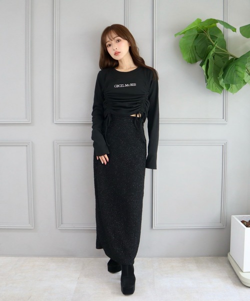 CECIL McBEE（セシルマクビー） スカート シャギーナロースカート
