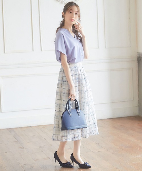 「alotta」 半袖カットソー SMALL レッド レディース_画像9