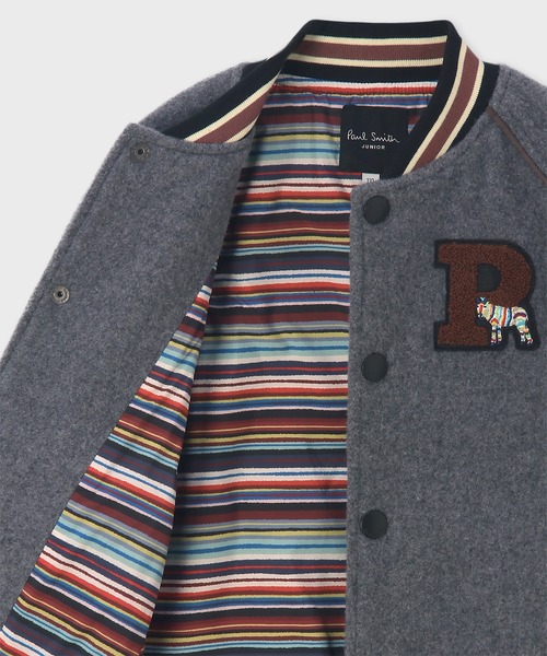 Paul Smith JUNIOR ブルゾン アウター ジュニア Pロゴパッチ