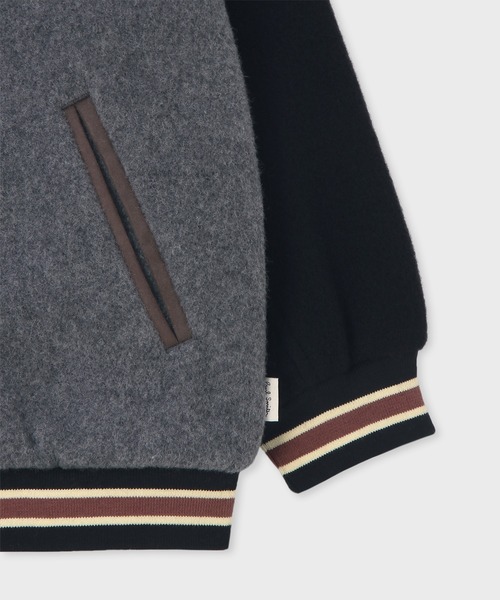 Paul Smith JUNIOR ブルゾン アウター ジュニア Pロゴパッチ