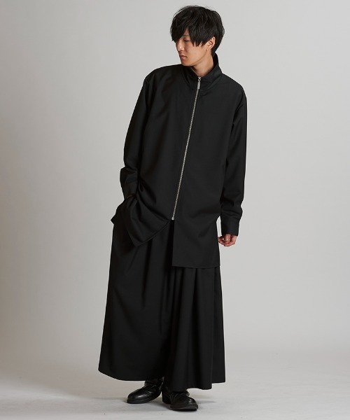 NO ID.（ノーアイディー） シャツ ms6295- ZIPロングSH シャツ(457006