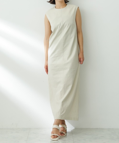 「SENSE OF PLACE by URBAN RESEARCH」 ノースリーブワンピース S レッド レディースの画像5