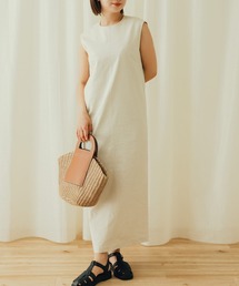 「SENSE OF PLACE by URBAN RESEARCH」 ノースリーブワンピース S レッド レディースの画像6