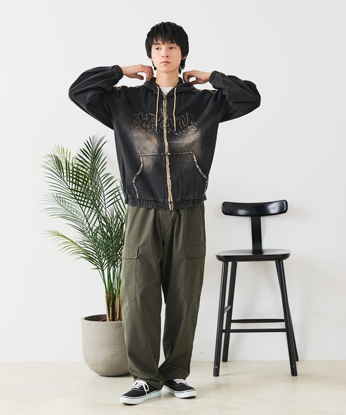 gram. スマホショルダー デニムジャケット gジャン メンズ レディース 