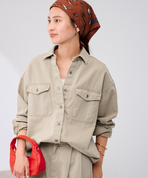 FRAMeWORK（フレームワーク） ブラウス シャツ CHINO SLOUCHY シャツ