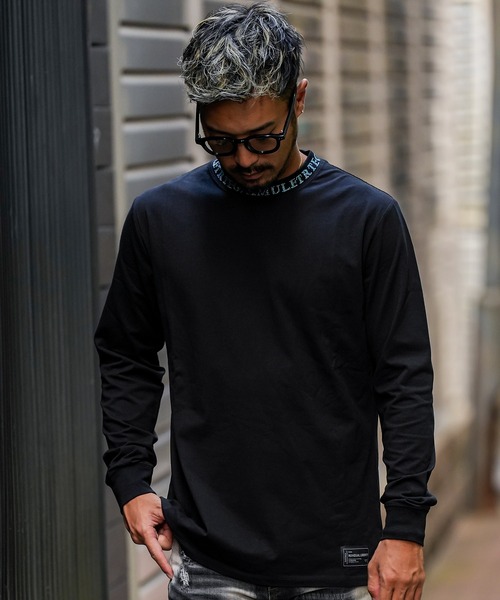 アダムスジャグラー RTEG ロンＴ ブラック adamsJUGGLER（アダムスジャグラー） tシャツ RTEG ネック/ターク