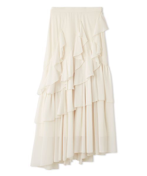 SNIDEL（スナイデル） スカート ラッフルフリルティアードスカート