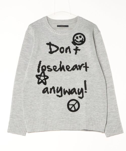 スタッドマフィン　赤黒 ストライプ セーター STUD MUFFIN（スタッドマフィン） セーター ニット STUD MUFFIN