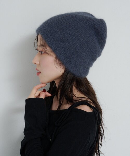 Kastane（カスタネ） ニット帽 ニットキャップ 「4色展開」モヘア