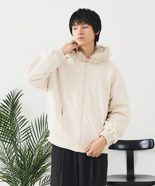 ムータマリン クリームホワイト フード付きジャケット　0サイズ CENTURION BOATS × LEON × muta MARINE ボートコート – muta Online Store