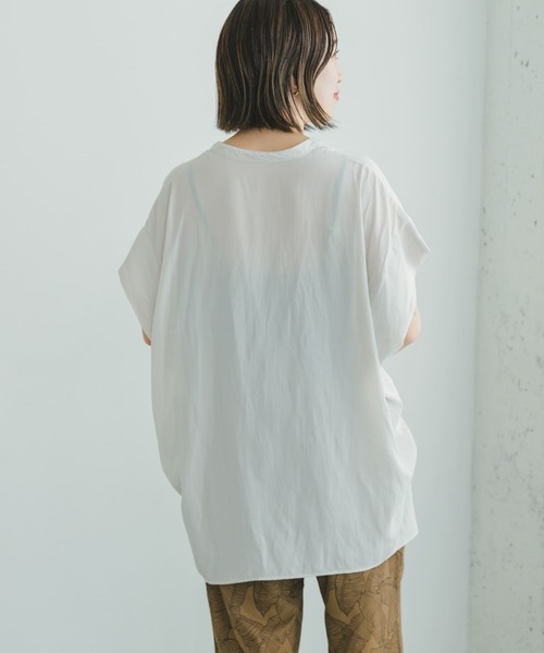 「ITEMS URBANRESEARCH」 半袖ブラウス FREE アイボリー レディース_画像5
