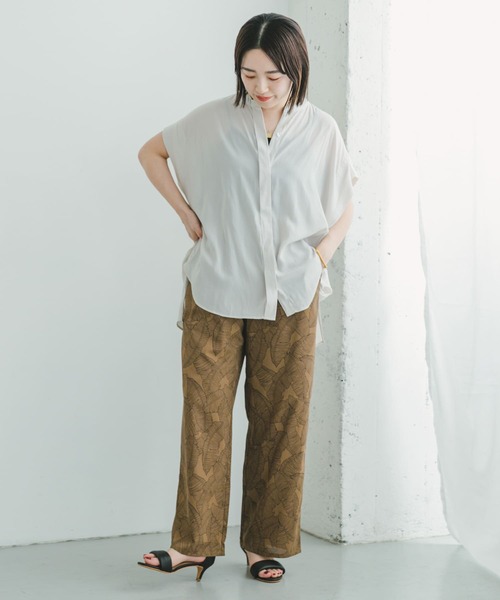 「ITEMS URBANRESEARCH」 半袖ブラウス FREE アイボリー レディース_画像6