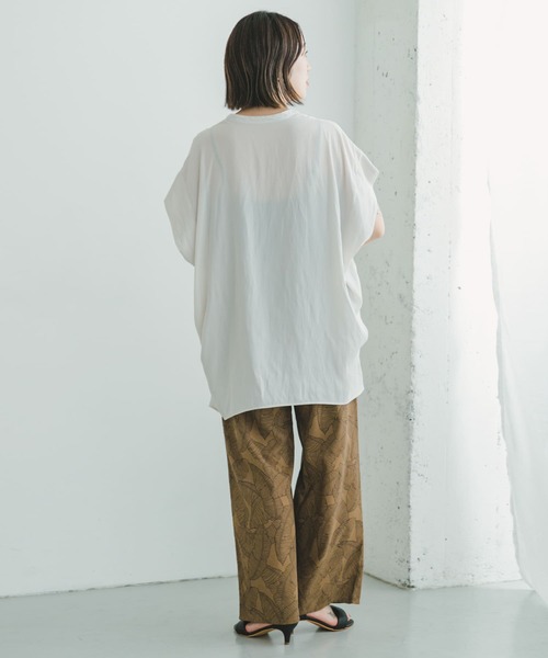 「ITEMS URBANRESEARCH」 半袖ブラウス FREE アイボリー レディース_画像8