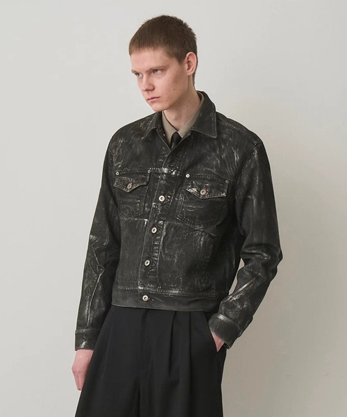 Juha（ユハ） ジーンズ 「JUHA/ユハ」SILVER FOIL DENIM JACKET メンズ