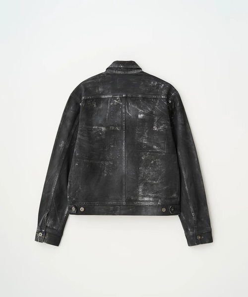ジーンズ 「JUHA/ユハ」SILVER FOIL DENIM JACKET メンズの画像