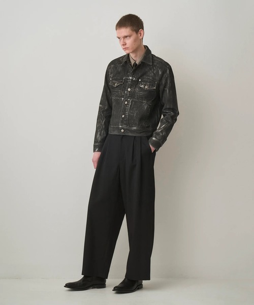 Juha（ユハ） ジーンズ 「JUHA/ユハ」SILVER FOIL DENIM JACKET メンズ